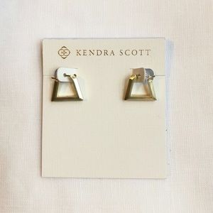Kendra Scott gold Renro Hoops. New with tags.